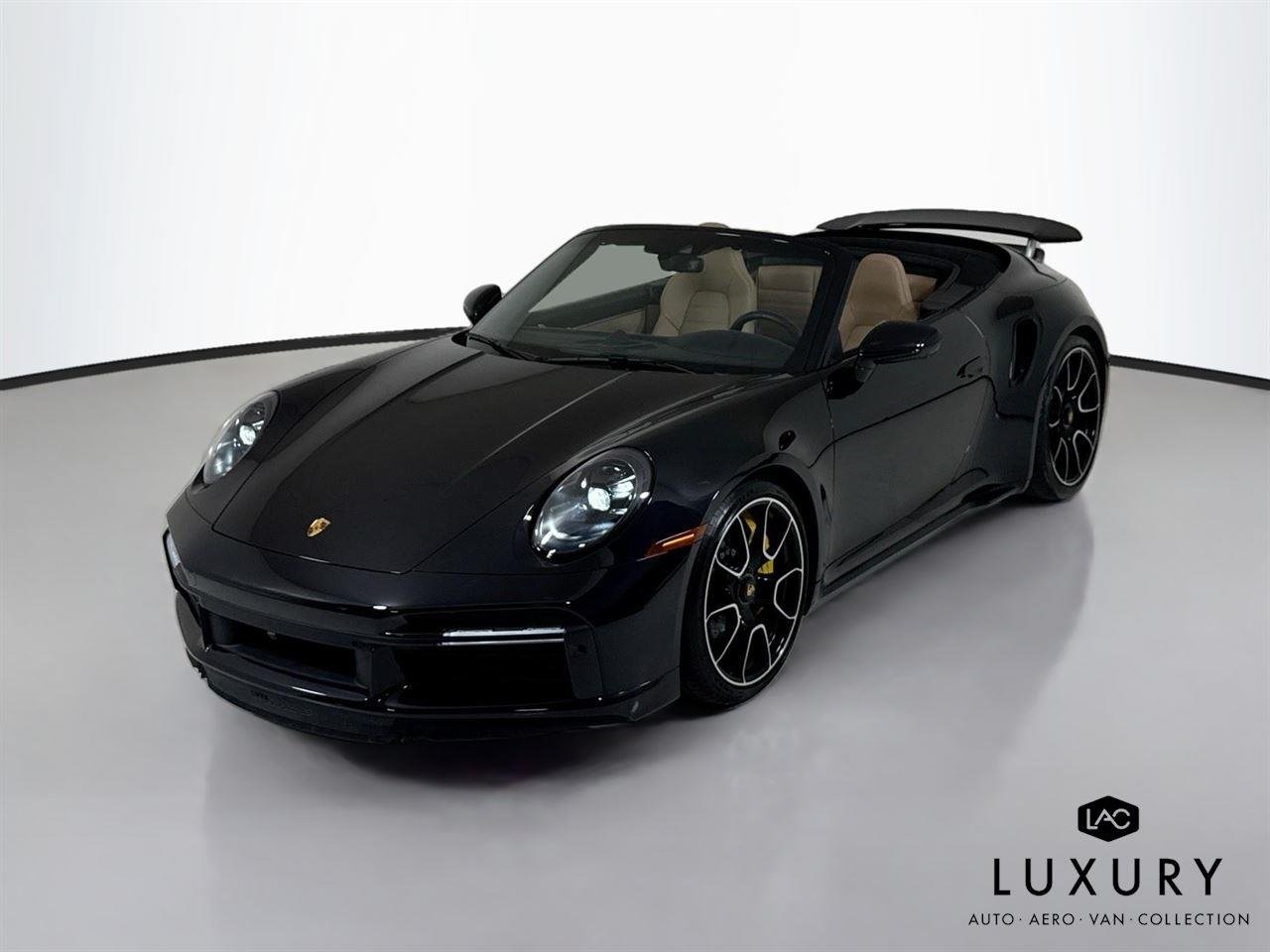 Used 2024 Black Porsche Turbo S Cabriolet | Front Lift | PCCB's image 4