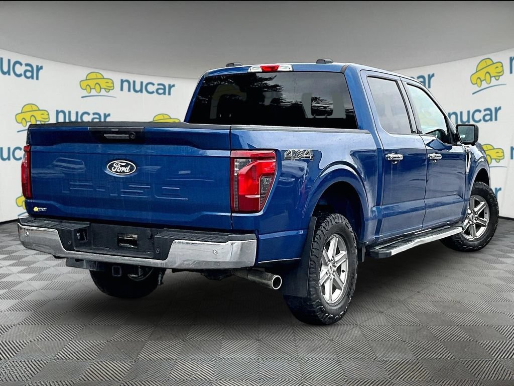 Used 2024 Blue Metallic Ford XLT image 6