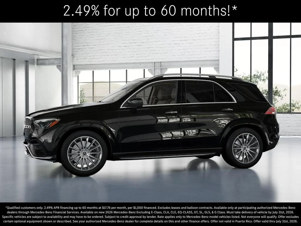 New 2026 Obsidian Black Metallic Mercedes-Benz GLE 450 image 78