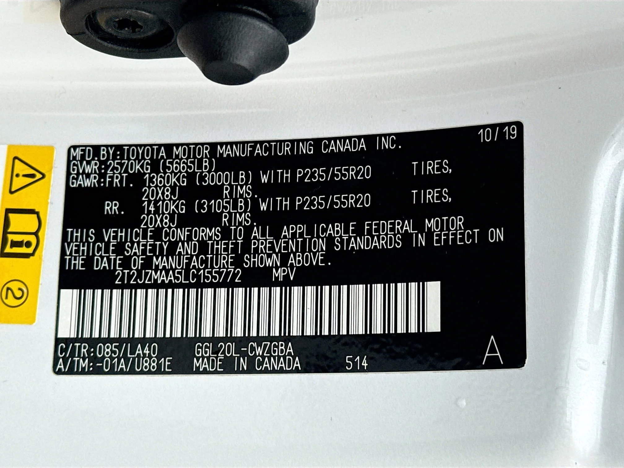 Used 2020 Eminent White Pearl Lexus RX 350 image 46