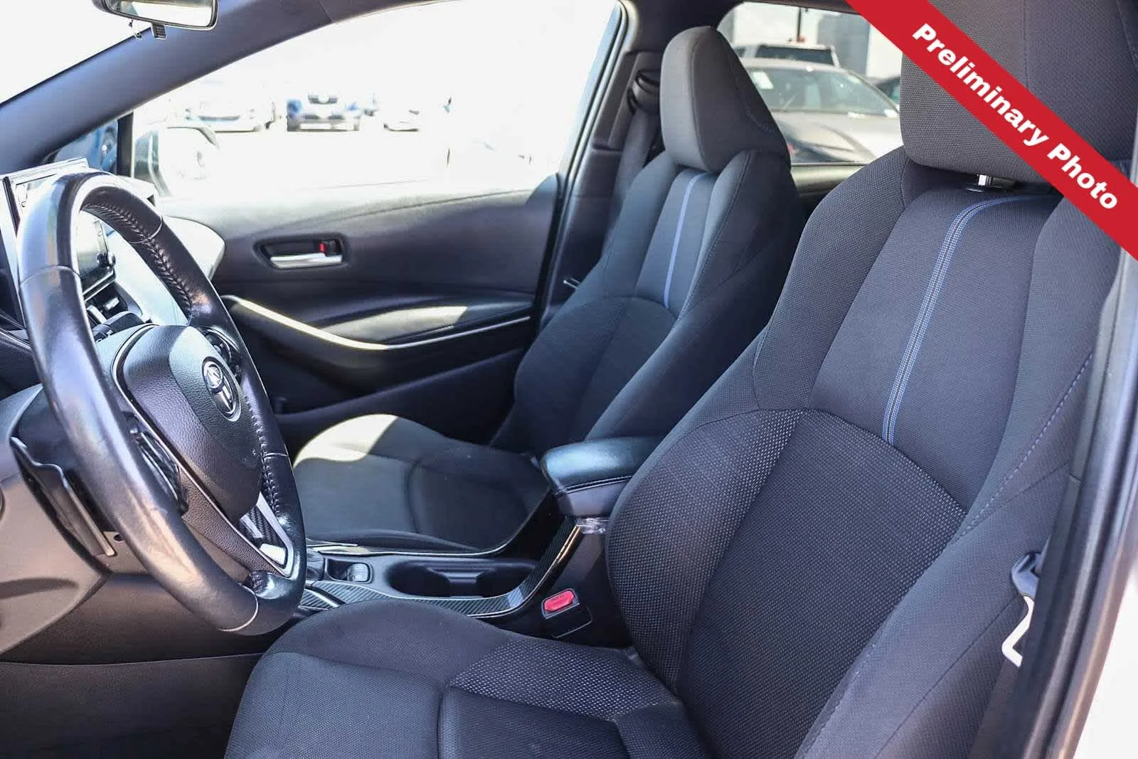 Used 2020 Classic Silver Metallic Toyota SE image 12