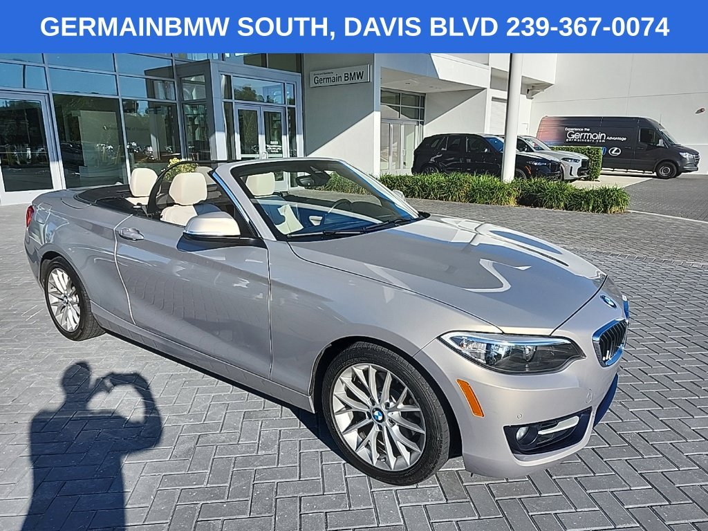 Used 2016 Moonlight Silver Metallic BMW 228i image 8