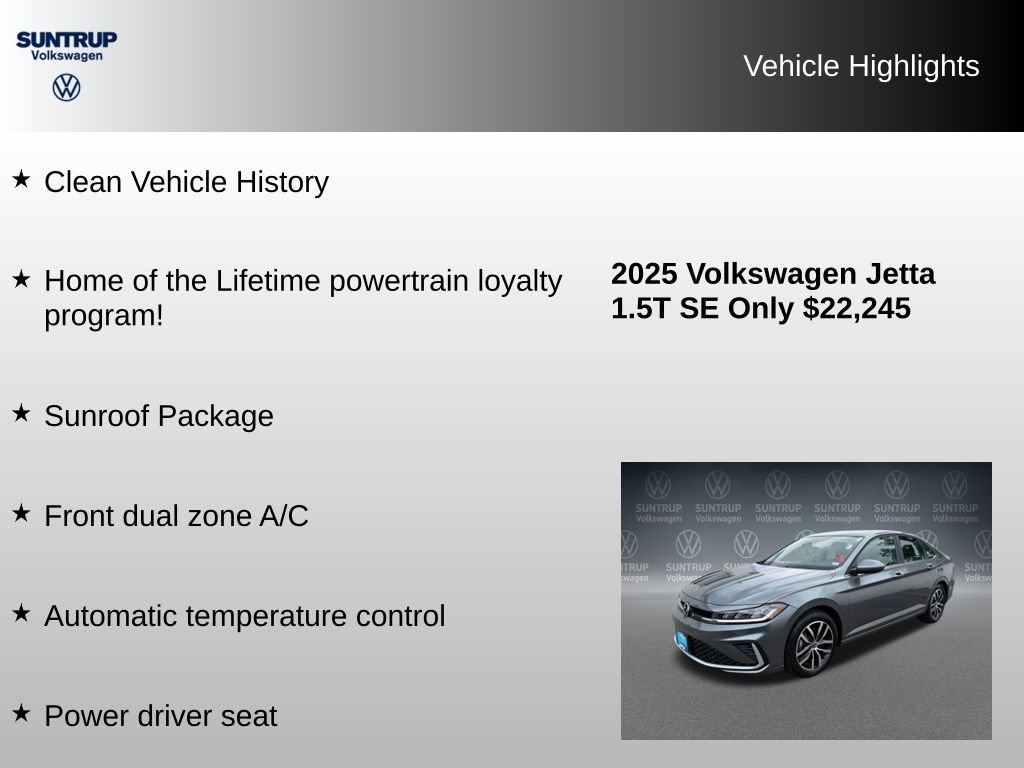 Used 2025 Gray Volkswagen 1.5T SE image 8