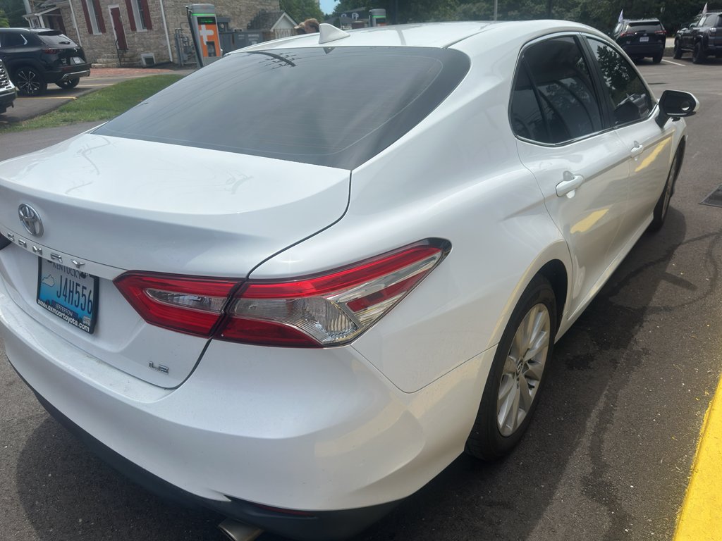Used 2019 Super White Toyota LE image 4