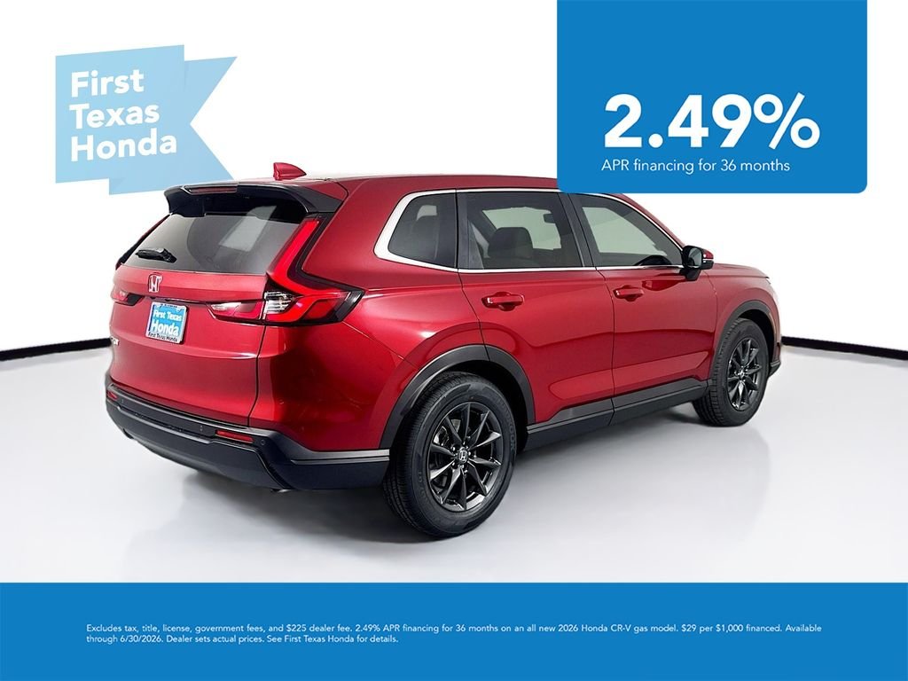 New 2026 Radiant Red Metallic Honda EX-L image 7
