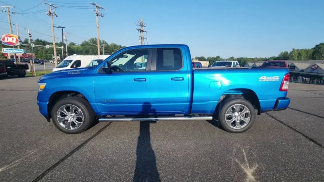 Used 2021 Hydro Blue Pearlcoat Ram Big Horn image 5