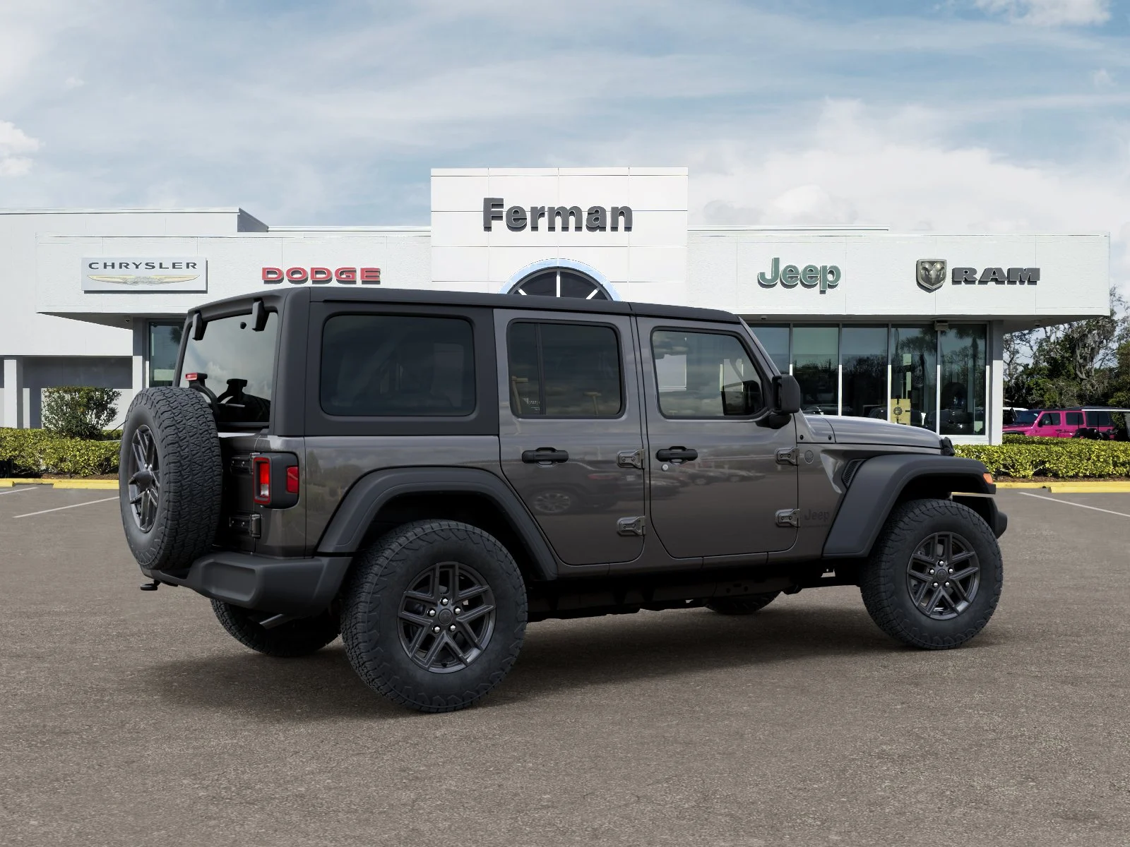 New 2026 Granite Crystal Metallic Clear-Coat Exterior Paint Jeep Sport S image 37
