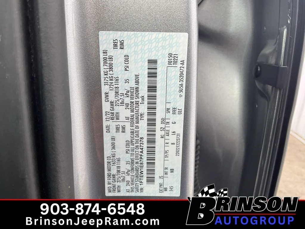 Used 2023 ICONIC SILVER METALLIC Ford Tremor image 37