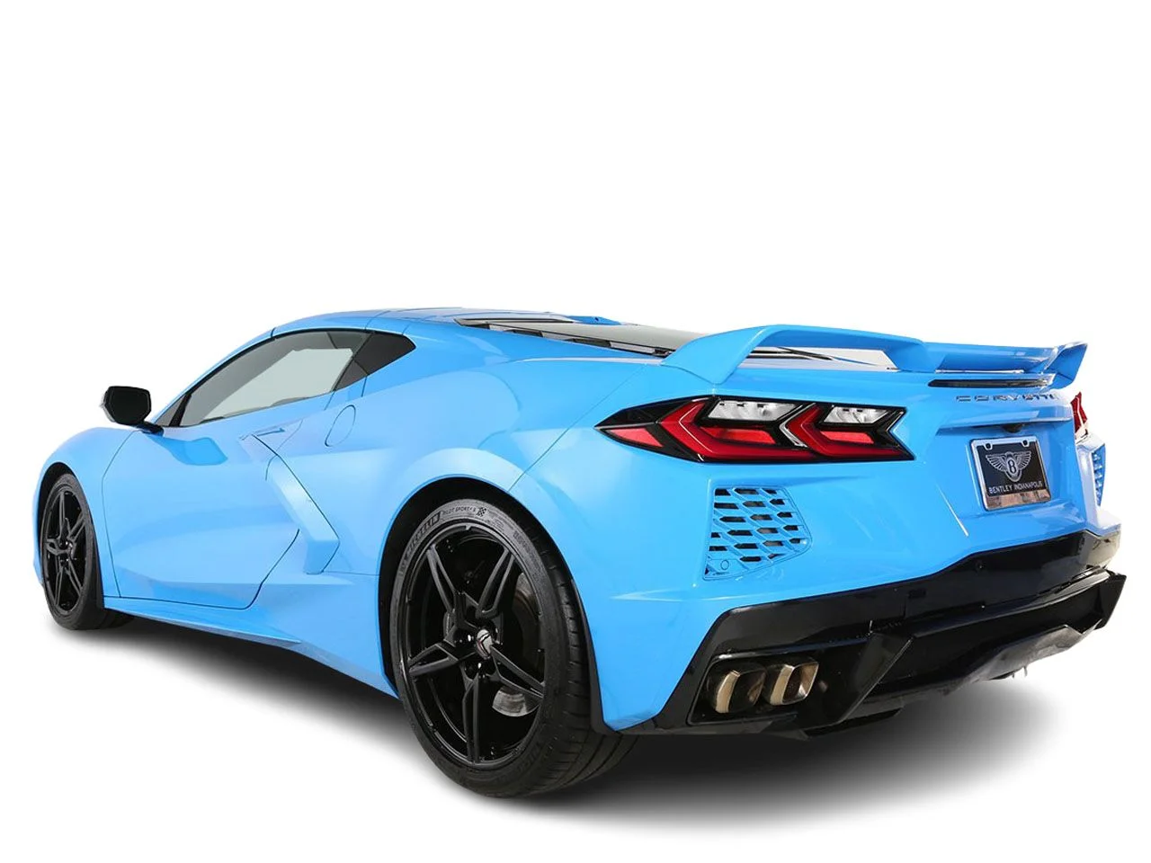 Used 2021 Blue Chevrolet Stingray image 3