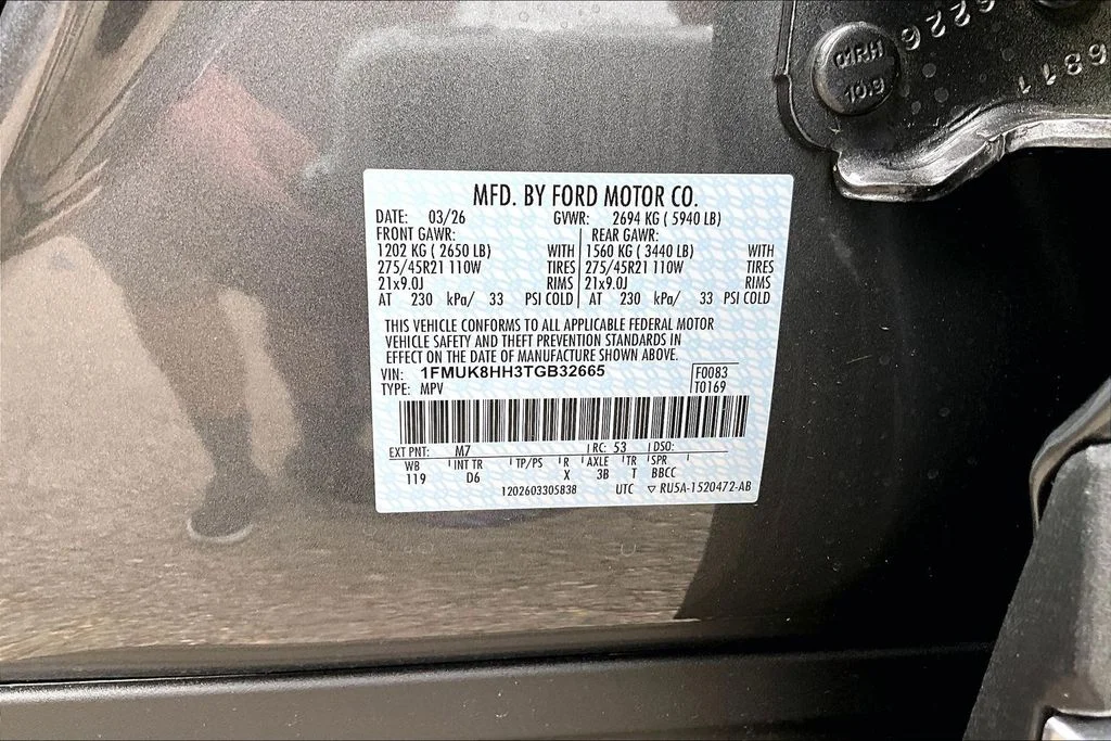 New 2026 Gray Ford Platinum™ image 9