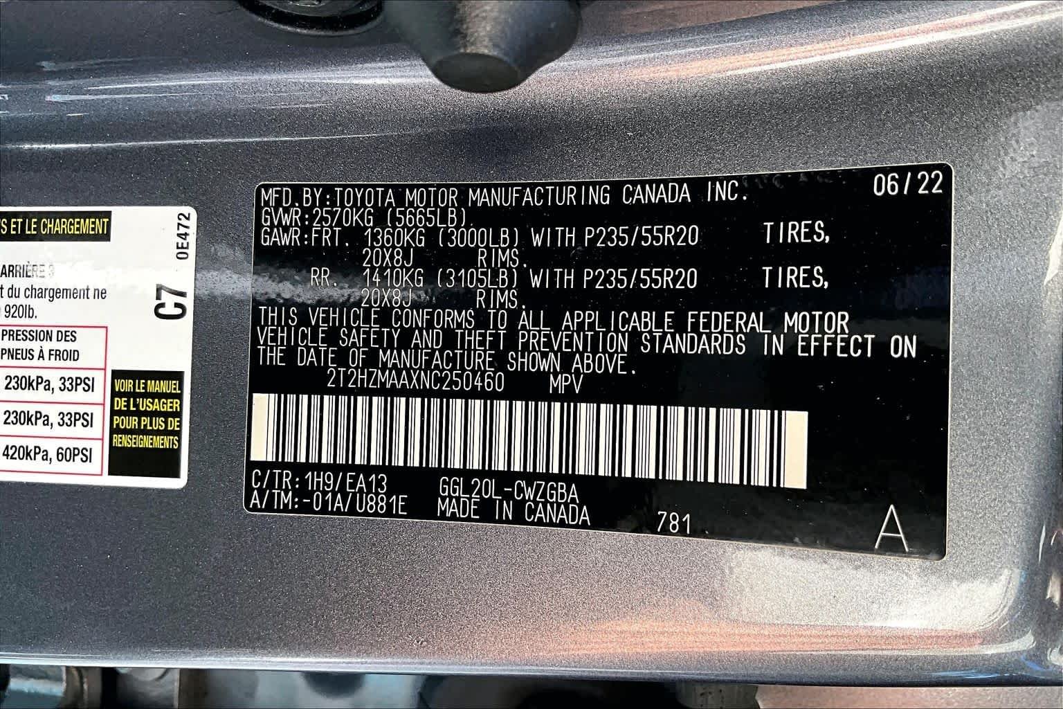 Used 2022 Nebula Gray Pearl Lexus  image 33