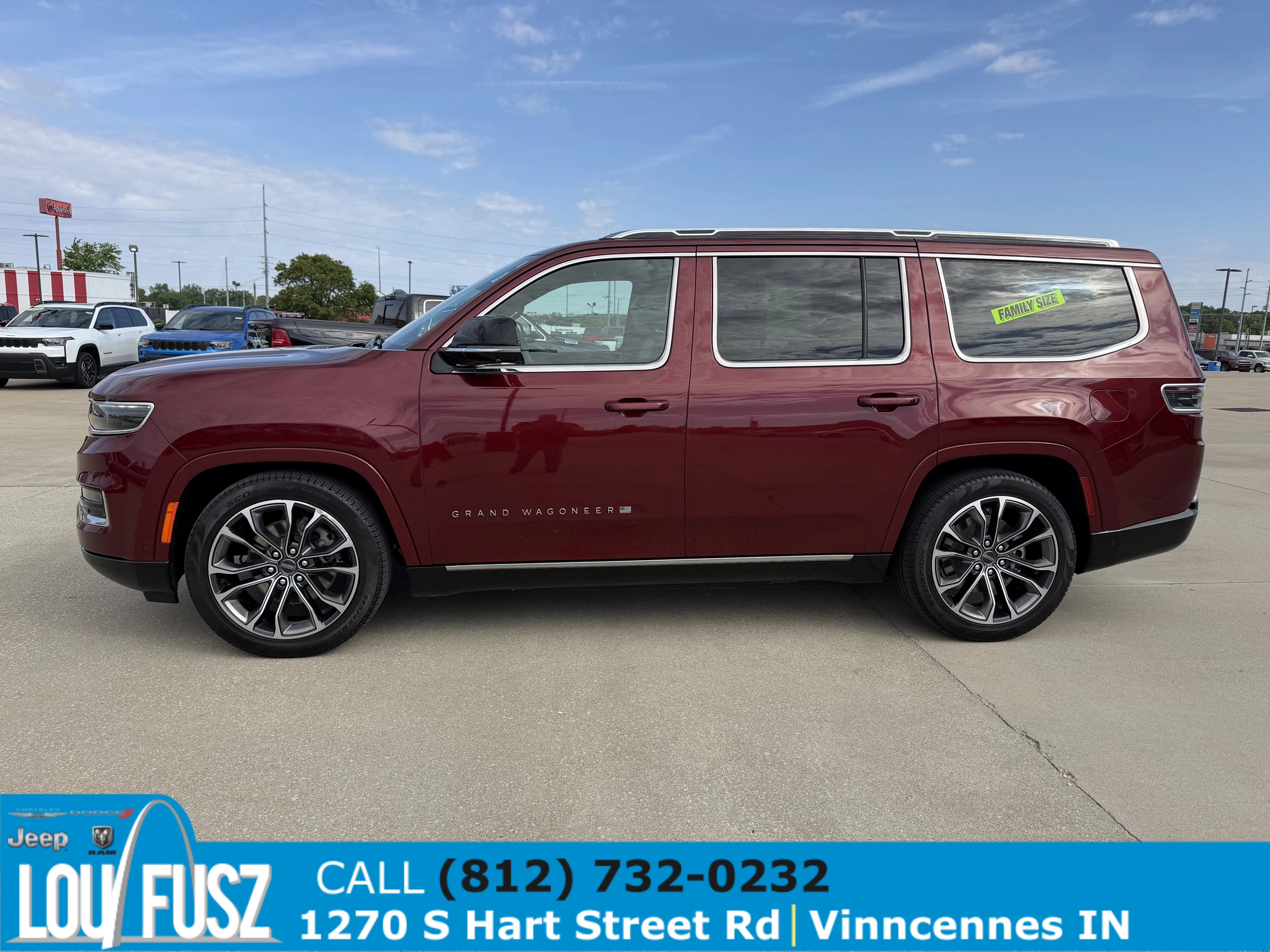 Used 2024 Velvet Red Pearlcoat Jeep Series III image 4