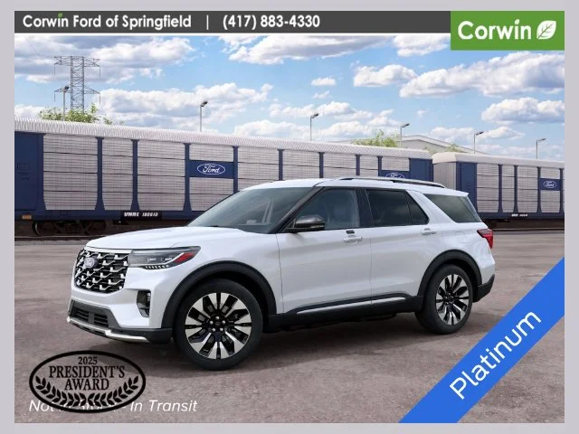 New 2027 Star White Metallic Tri-Coat Ford Platinum™ image 1