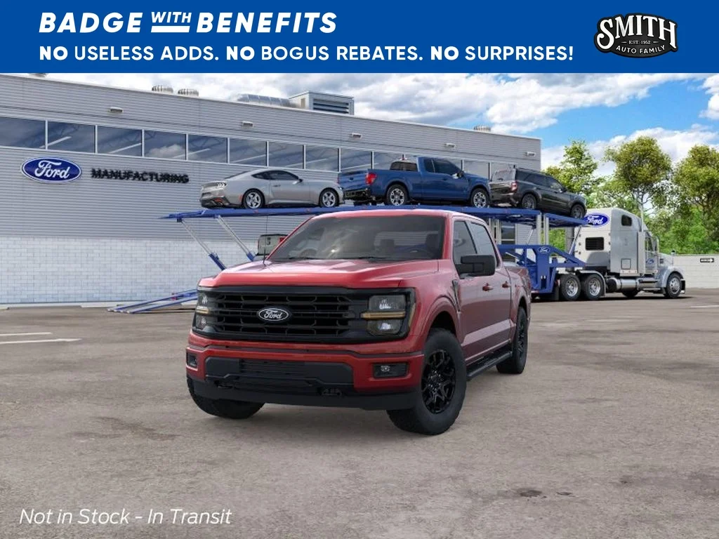 New 2026 Ruby Red Metallic Tinted Clearcoat Ford XLT image 3