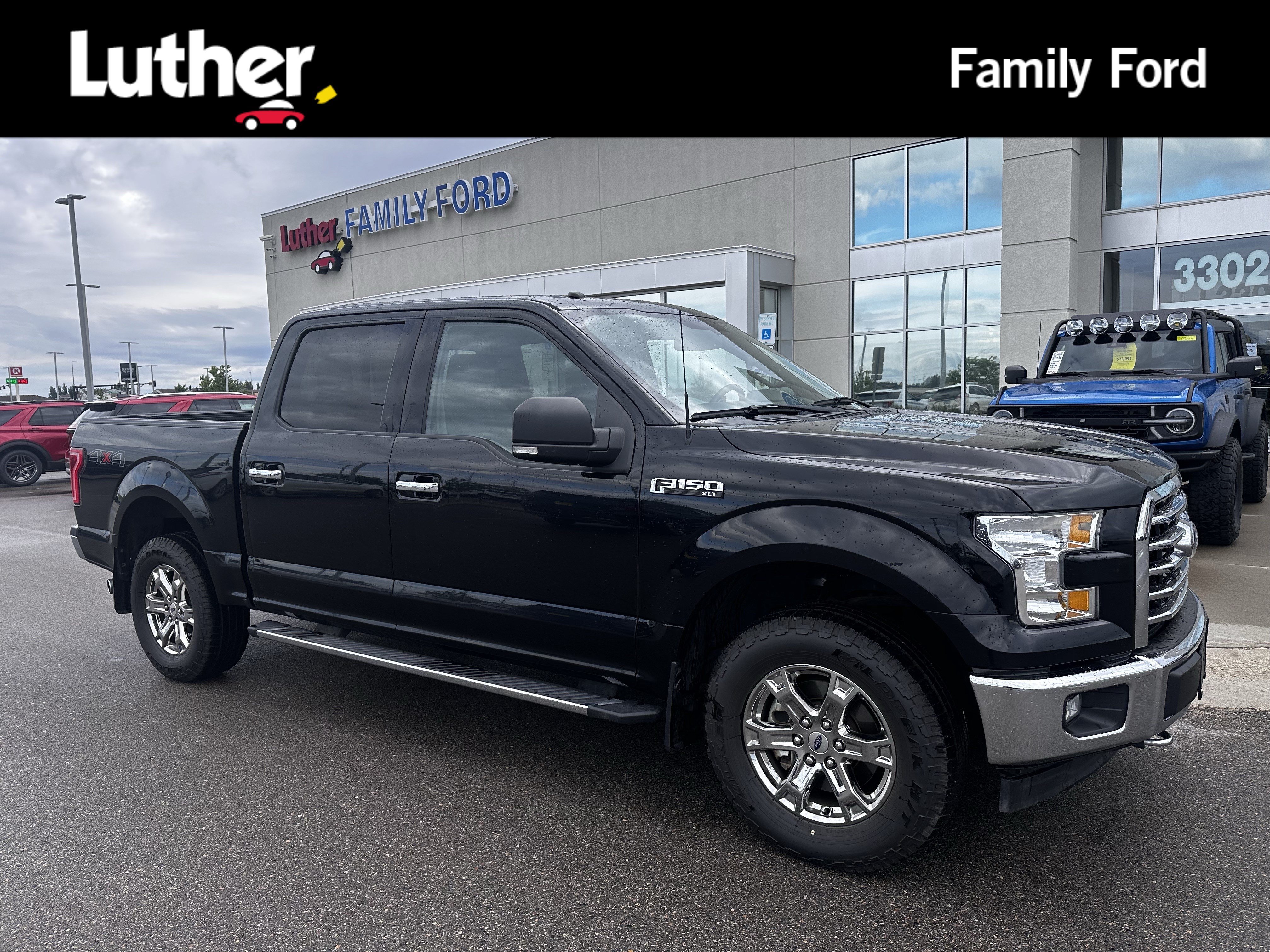 Used 2016 Shadow Black Ford XLT image 1