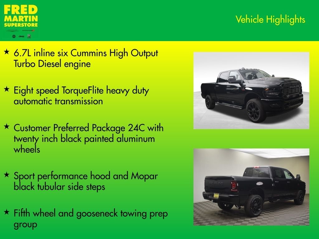 New 2026 Diamond Black Crystal Pearl-Coat Exterior Paint RAM Tradesman image 8
