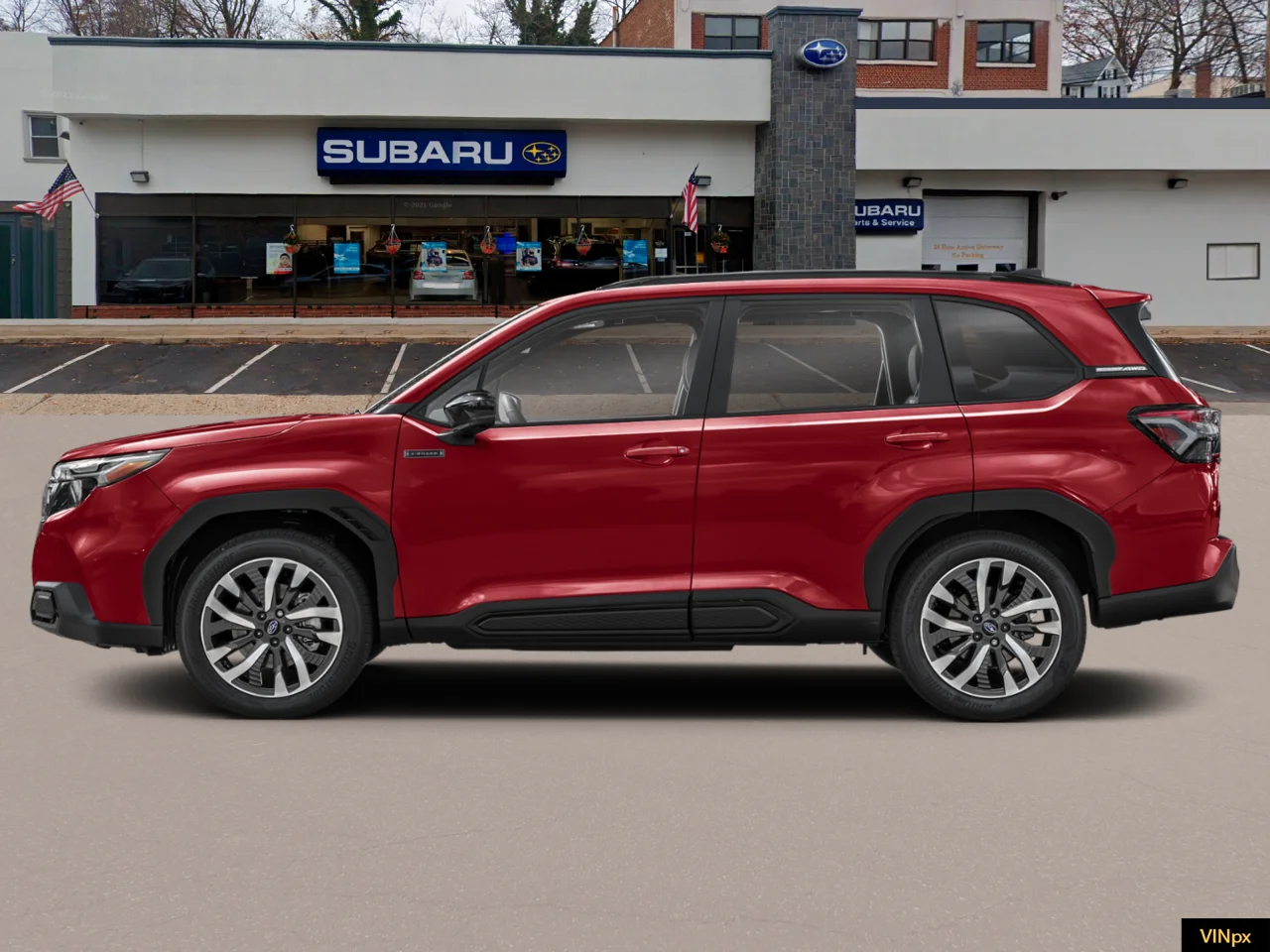 New 2026 CRIMSON RED PEARL Subaru Touring Hybrid image 3