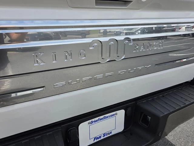 New 2026 Star White Metallic Tri-Coat Ford King Ranch image 12