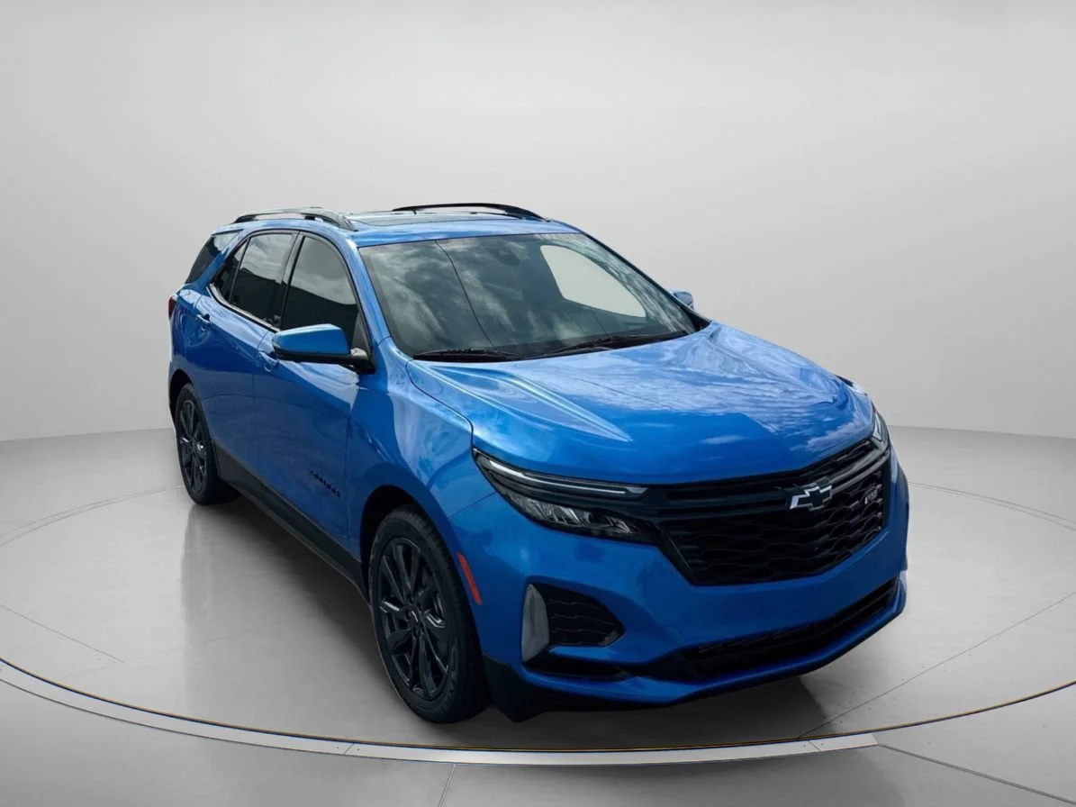 Used 2024 Riptide Blue Metallic Chevrolet RS image 2