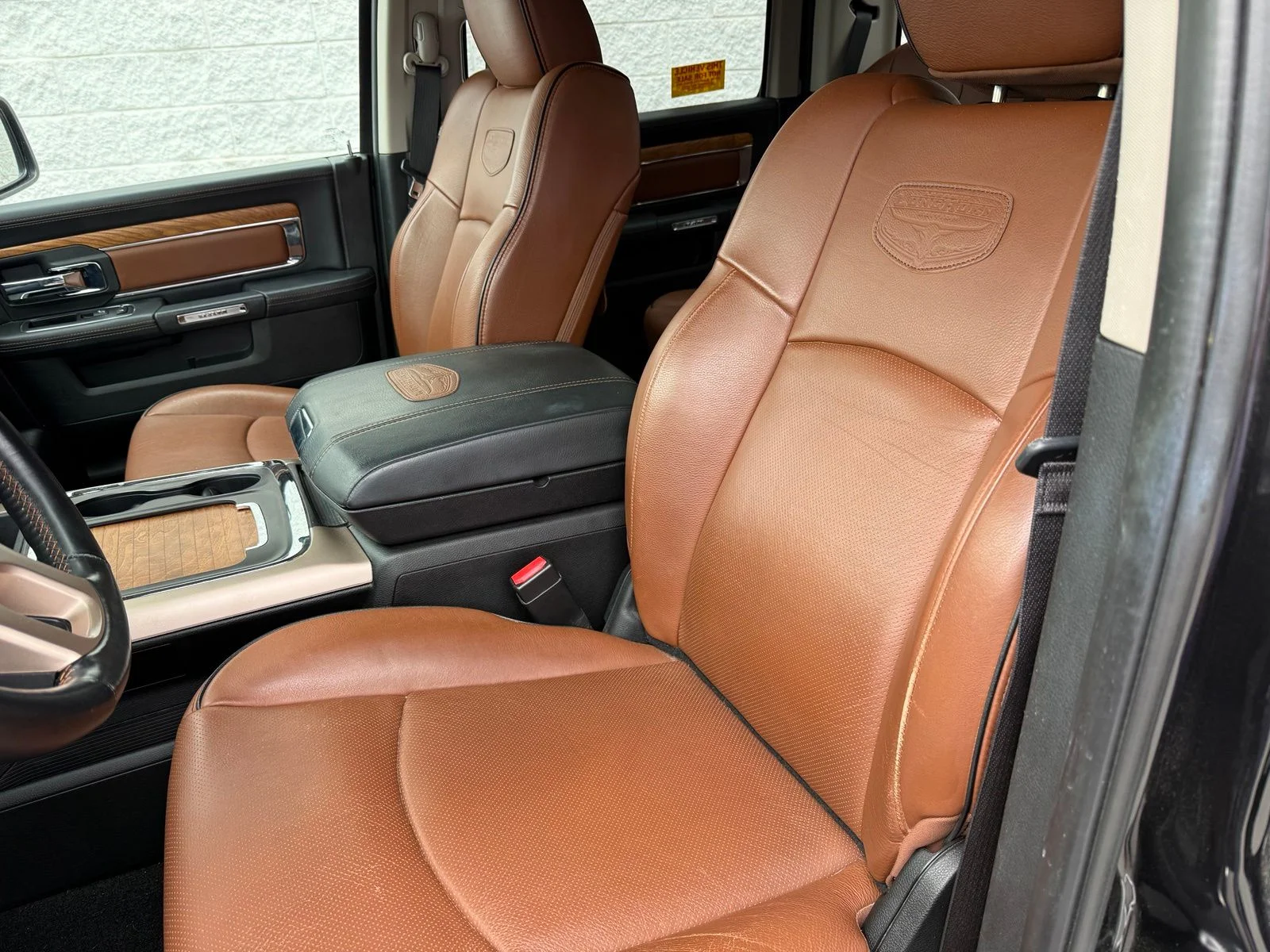 Used 2017 Brilliant Black Crystal Pearlcoat Ram Laramie Longhorn image 2
