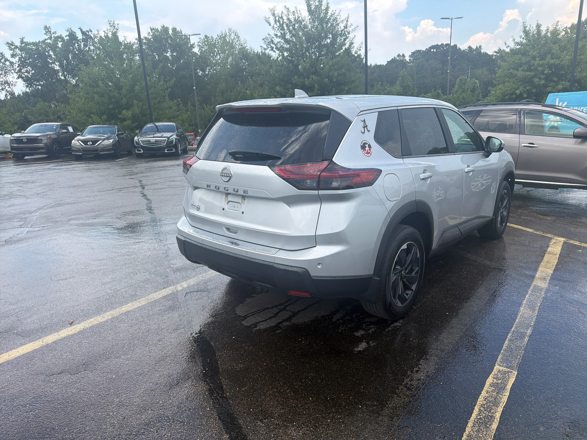 Certified Used 2025 Brilliant Silver Metallic Nissan SV image 6