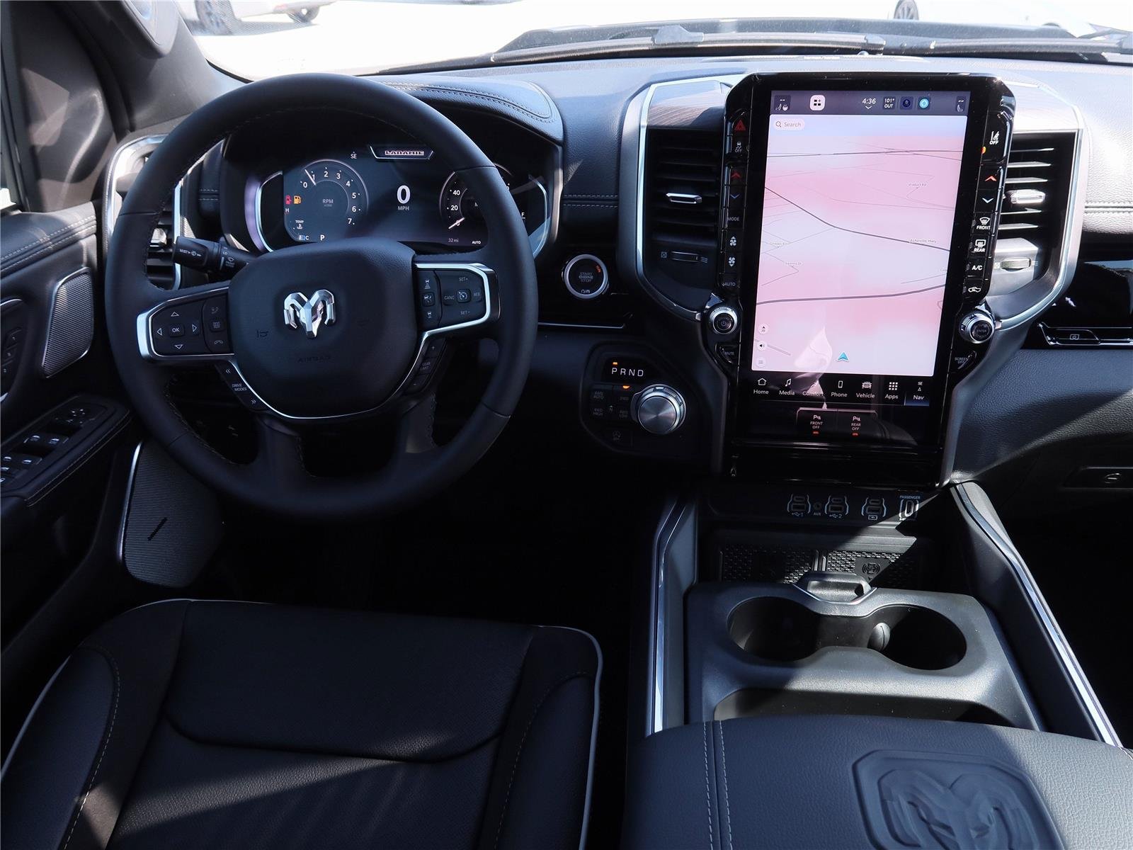 New 2026 Diamond Black Crystal Pearl-Coat Exterior Paint RAM Laramie image 10