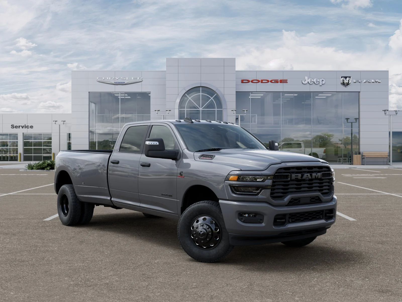 New 2026 Ceramic Gray Clear-Coat Exterior Paint RAM Big Horn image 58