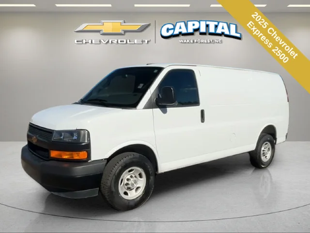 Used 2025 White Chevrolet Work Van image 1