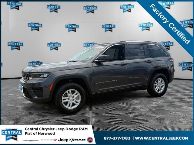 Certified Used 2023 Gray Jeep Laredo image 1