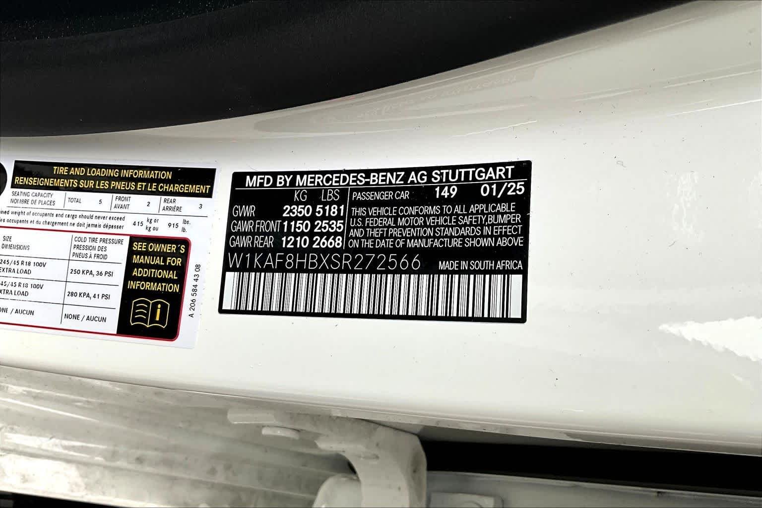 Certified Used 2025 Polar White Mercedes-Benz AMG® C 43 image 33