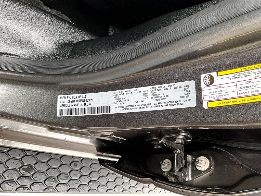 Used 2021 Gray Ram Laramie image 33
