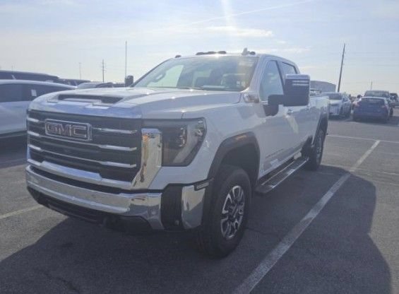 Used 2025 GMC Sierra 2500HD SLT with VIN 1GT4UNE75SF124399 for sale in Kansas City