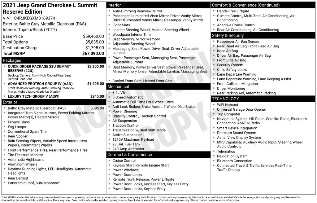 Used 2021 Gray Jeep Summit image 4
