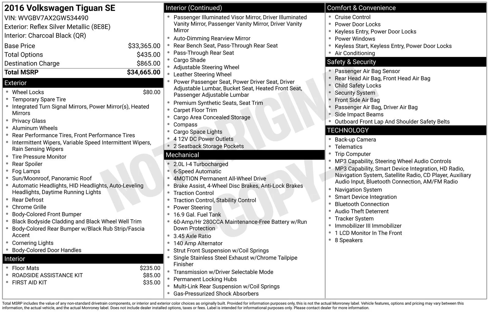 Used 2016 Silver Volkswagen SE image 14