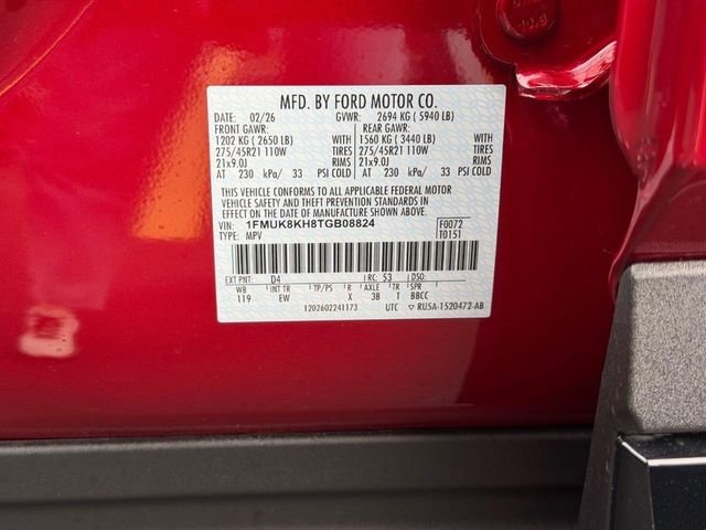 New 2026 Rapid Red Metallic Tinted Clearcoat Ford ST-Line image 19