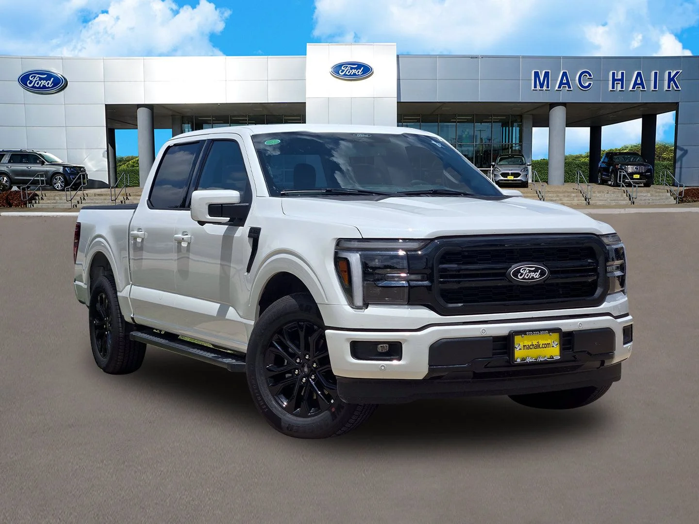 New 2026 Star White Metallic Tri-Coat Ford Lariat® image 1