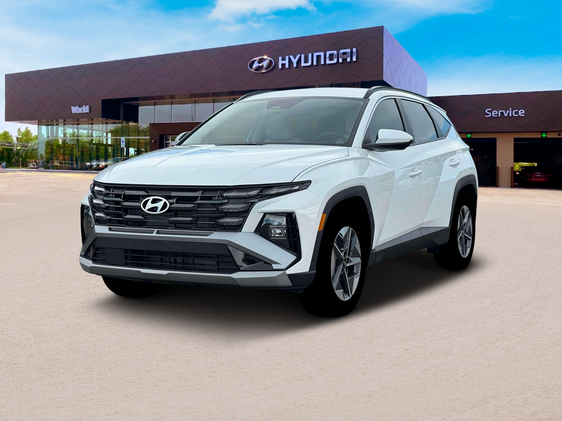 New 2026 Serenity White Pearl Hyundai SEL FWD image 1