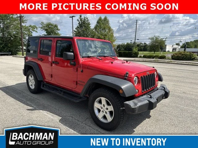 Used 2017 Firecracker Red Clearcoat Jeep Sport image 2