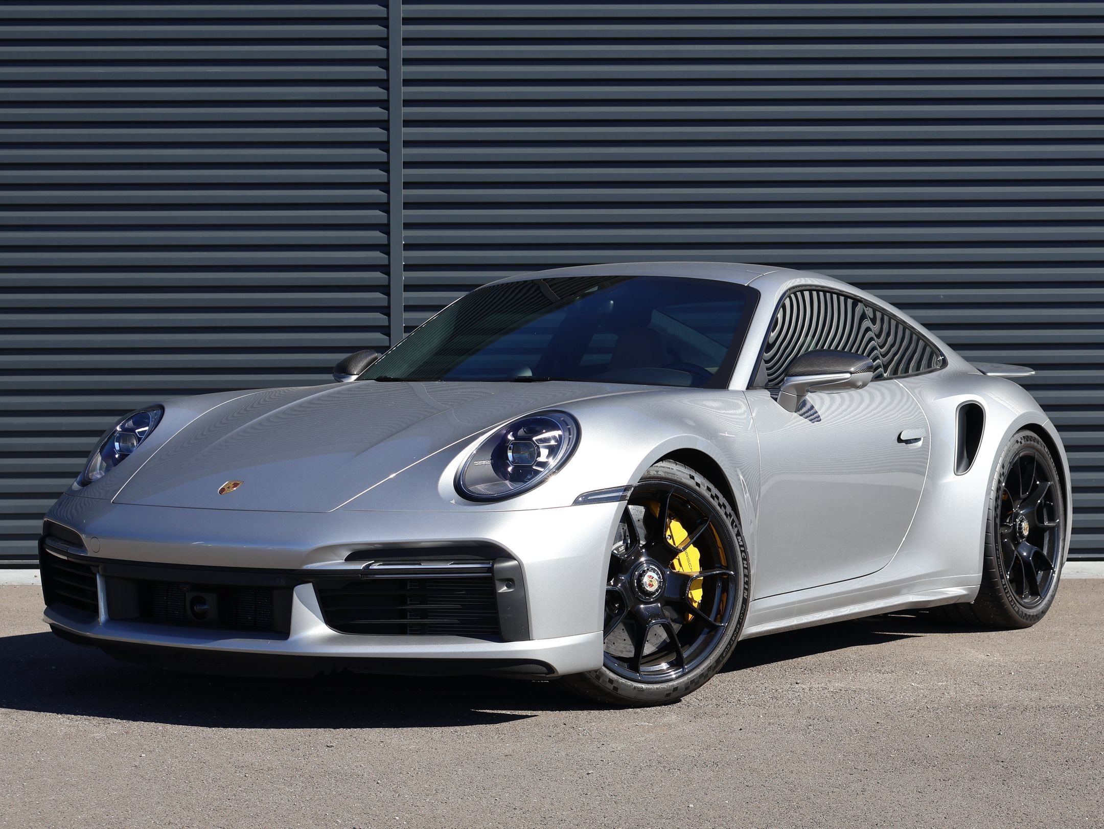 Used 2021 GT Silver Metallic Porsche Turbo S image 1