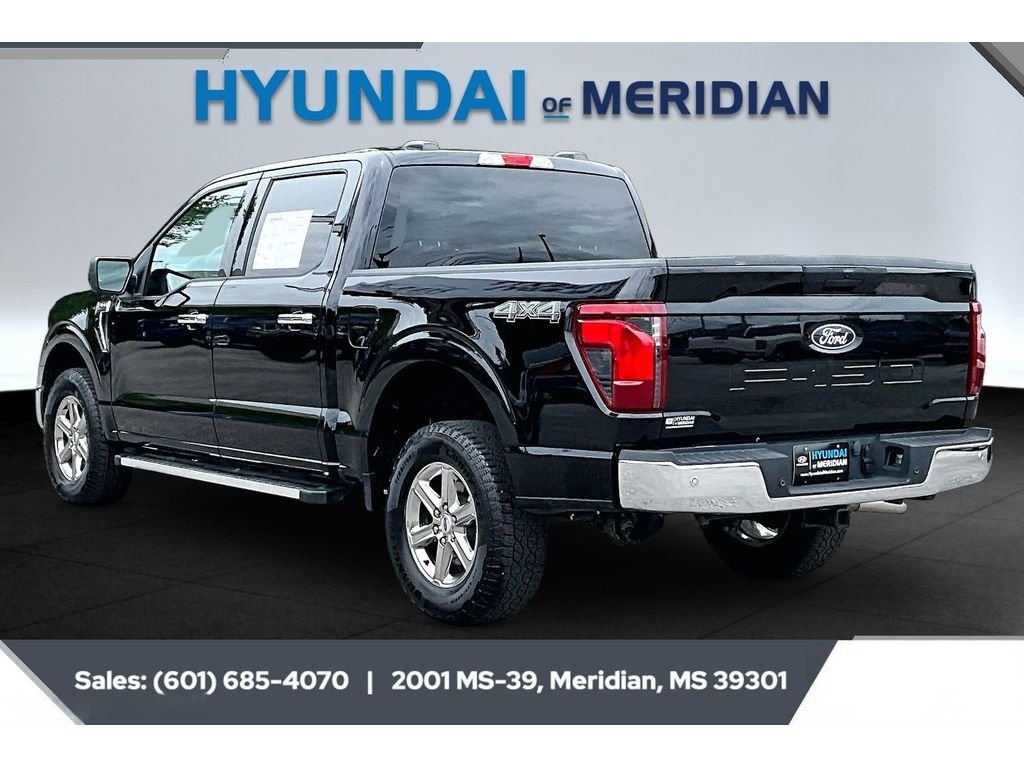 Used 2025 Agate Black Metallic Ford XLT image 2
