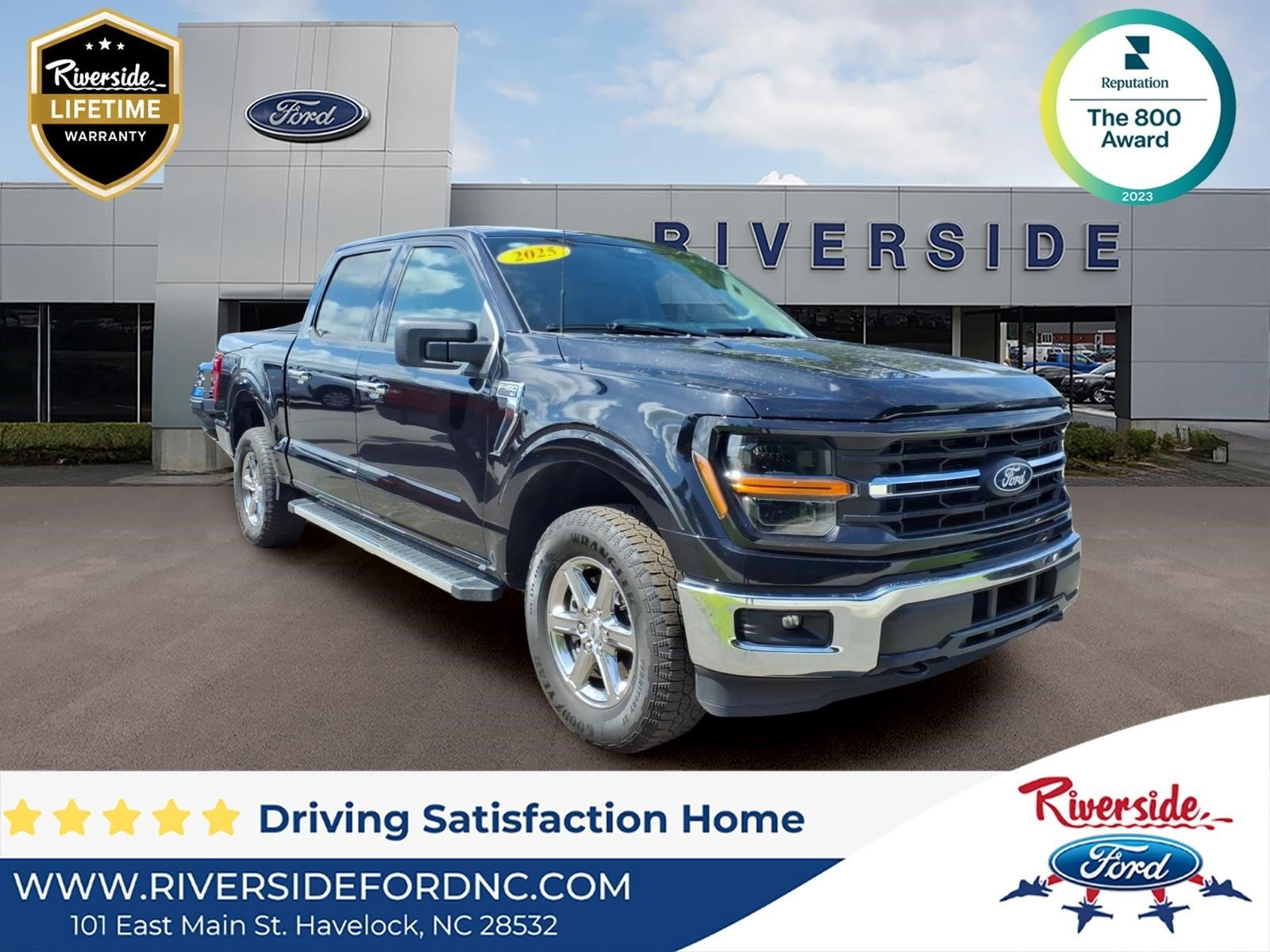 Used 2025 Black Metallic Ford XLT image 1