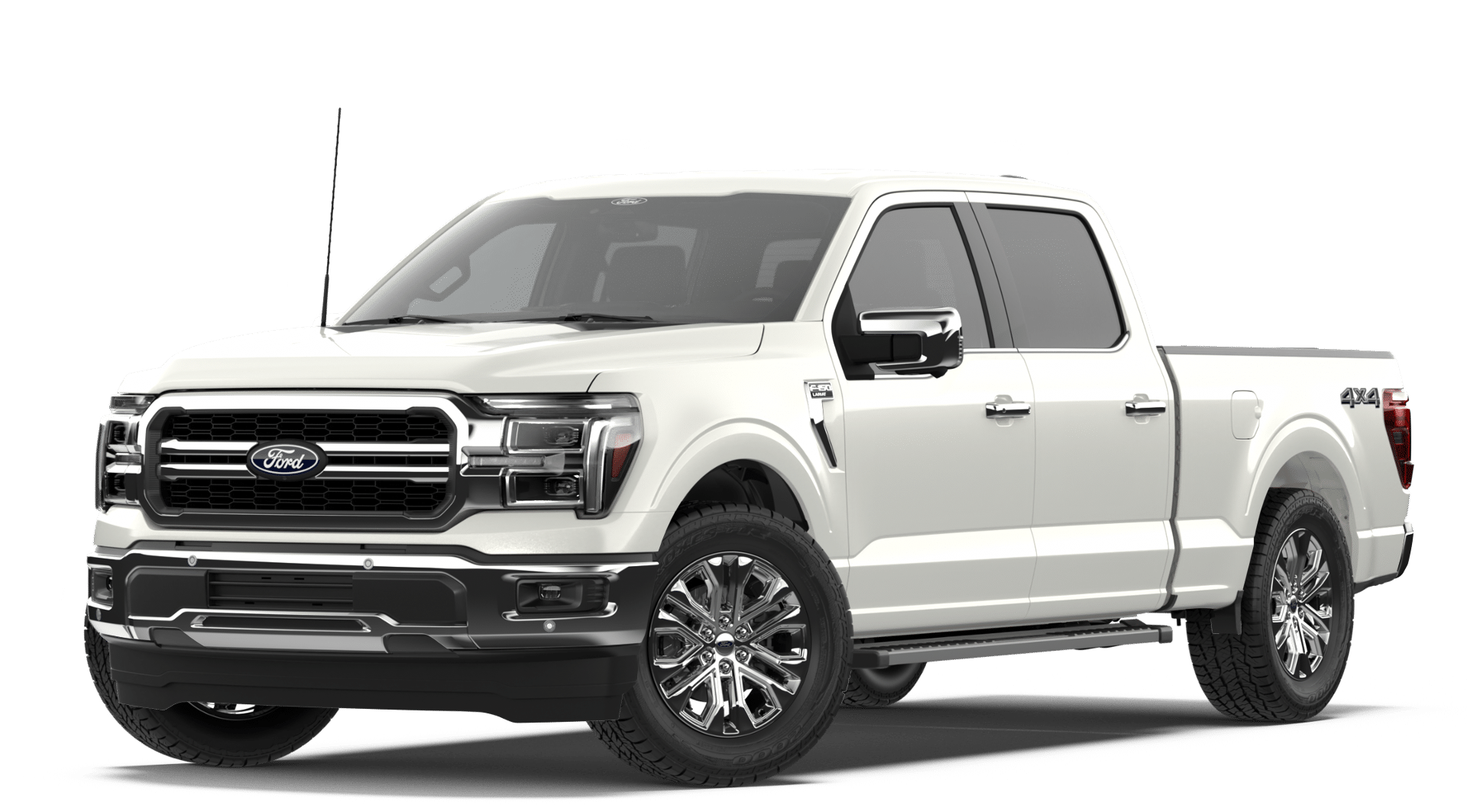 New 2026 Star White Metallic Tri-Coat Ford Lariat® image 1