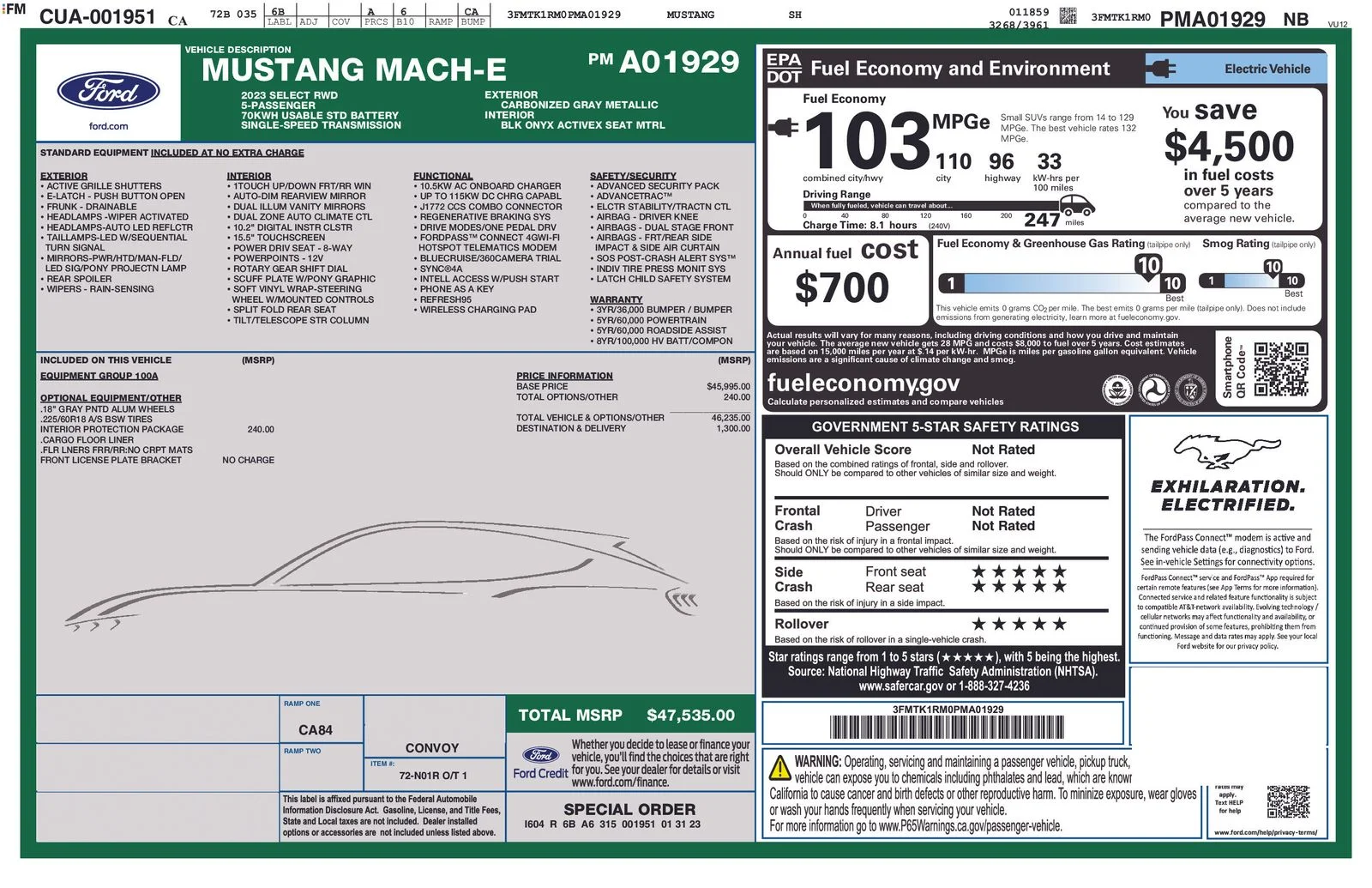 Certified Used 2023 Gray Metallic Ford Select image 43