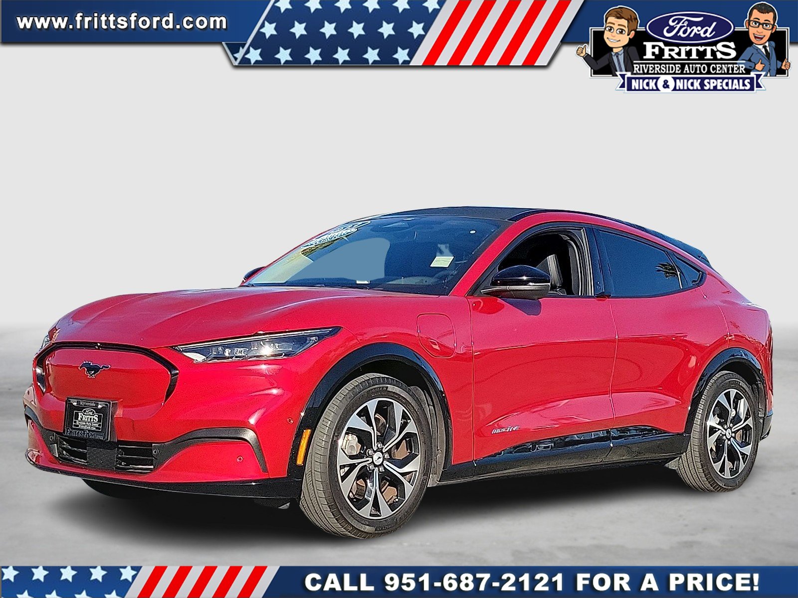 Certified Used 2023 Red Metallic Ford Premium image 1