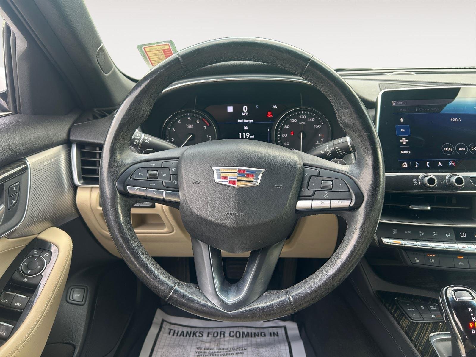 Used 2020 Crystal White Tricoat Cadillac Premium Luxury image 12