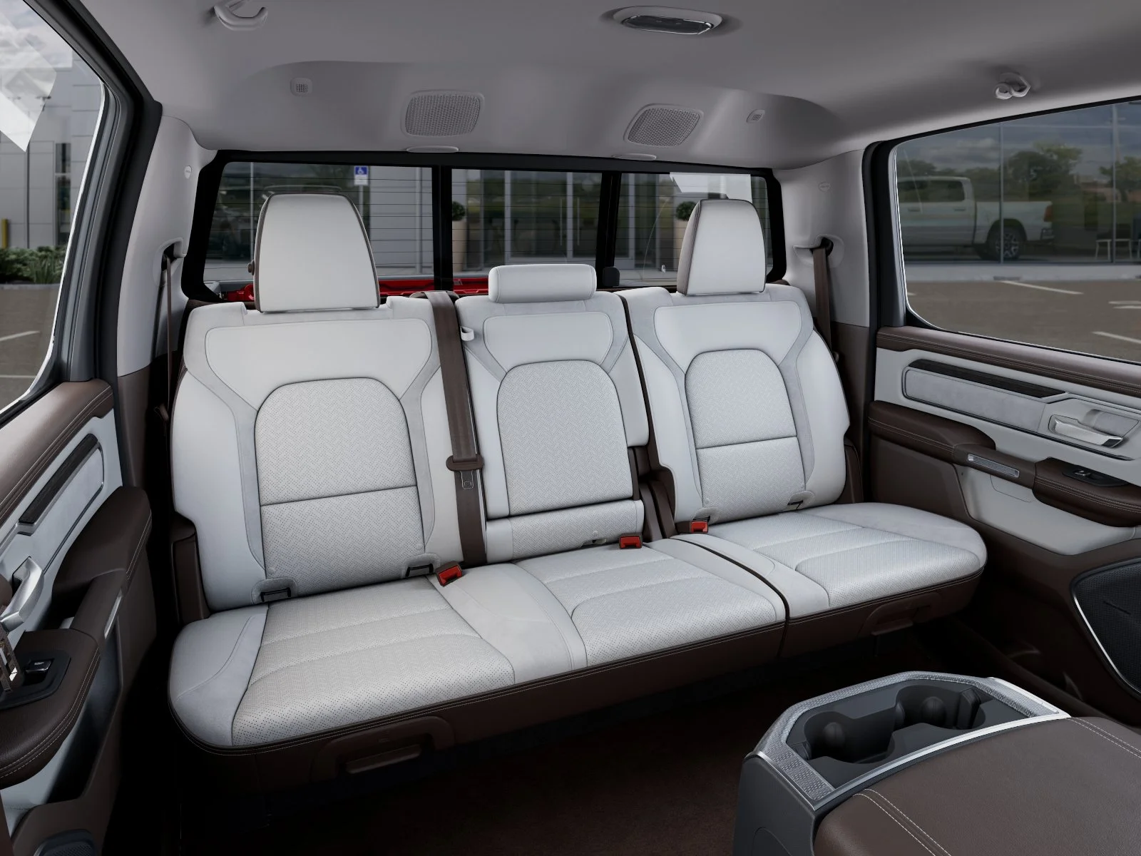 New 2026 Molten Red Pearl-Coat Exterior Paint RAM Laramie image 15