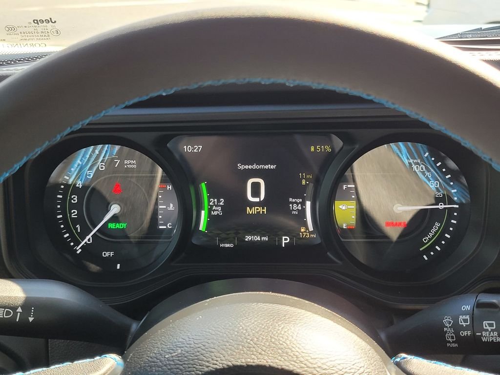 Used 2024 Black Jeep Rubicon 4xe image 24
