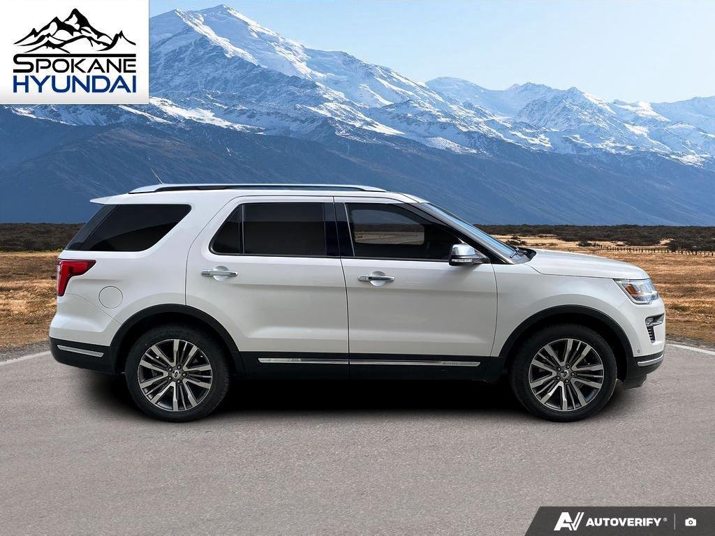 Used 2018 White Platinum Metallic Tri-Coat Ford Platinum image 6