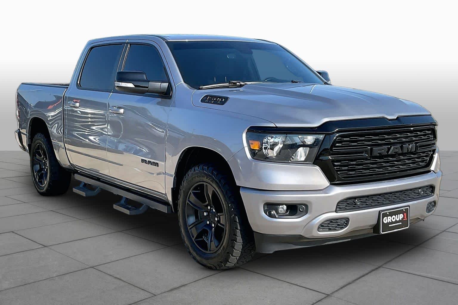 Used 2022 Billet Silver Metallic Clearcoat Ram Lone Star image 3