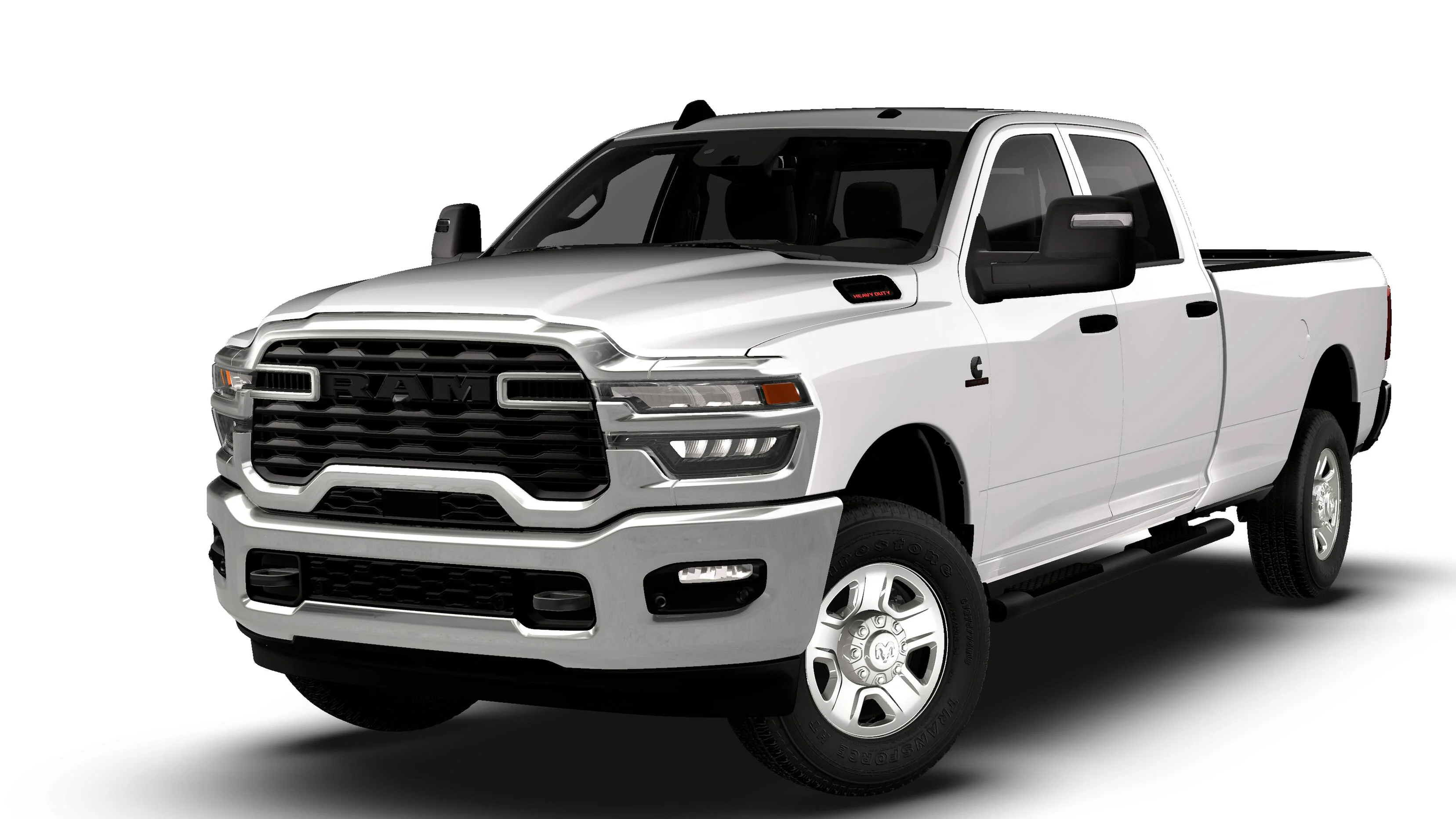 New 2026 Bright White Clear-Coat Exterior Paint RAM TRADESMAN image 1